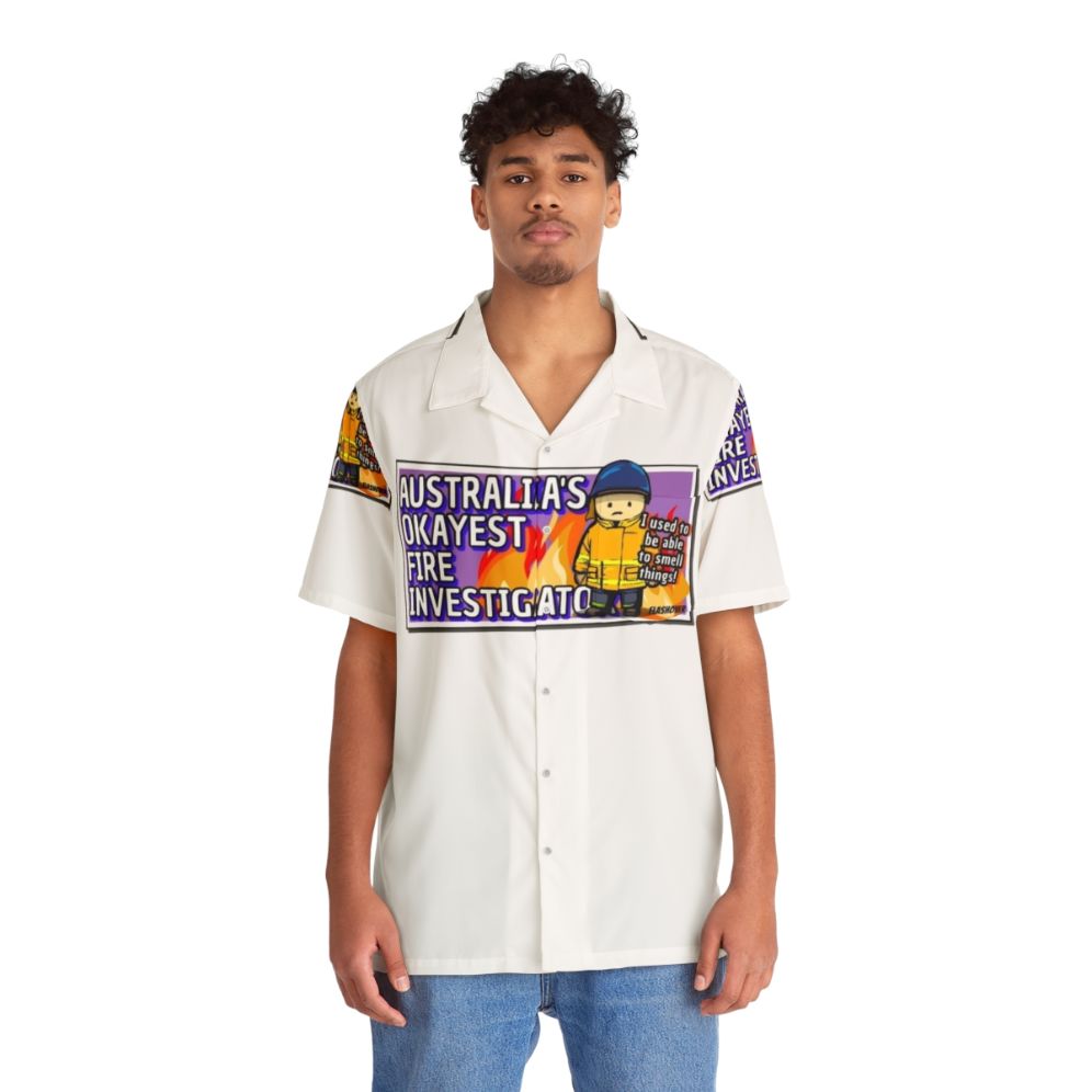 Australian Fire Investigator Rural Hawaiian Shirt - People Front