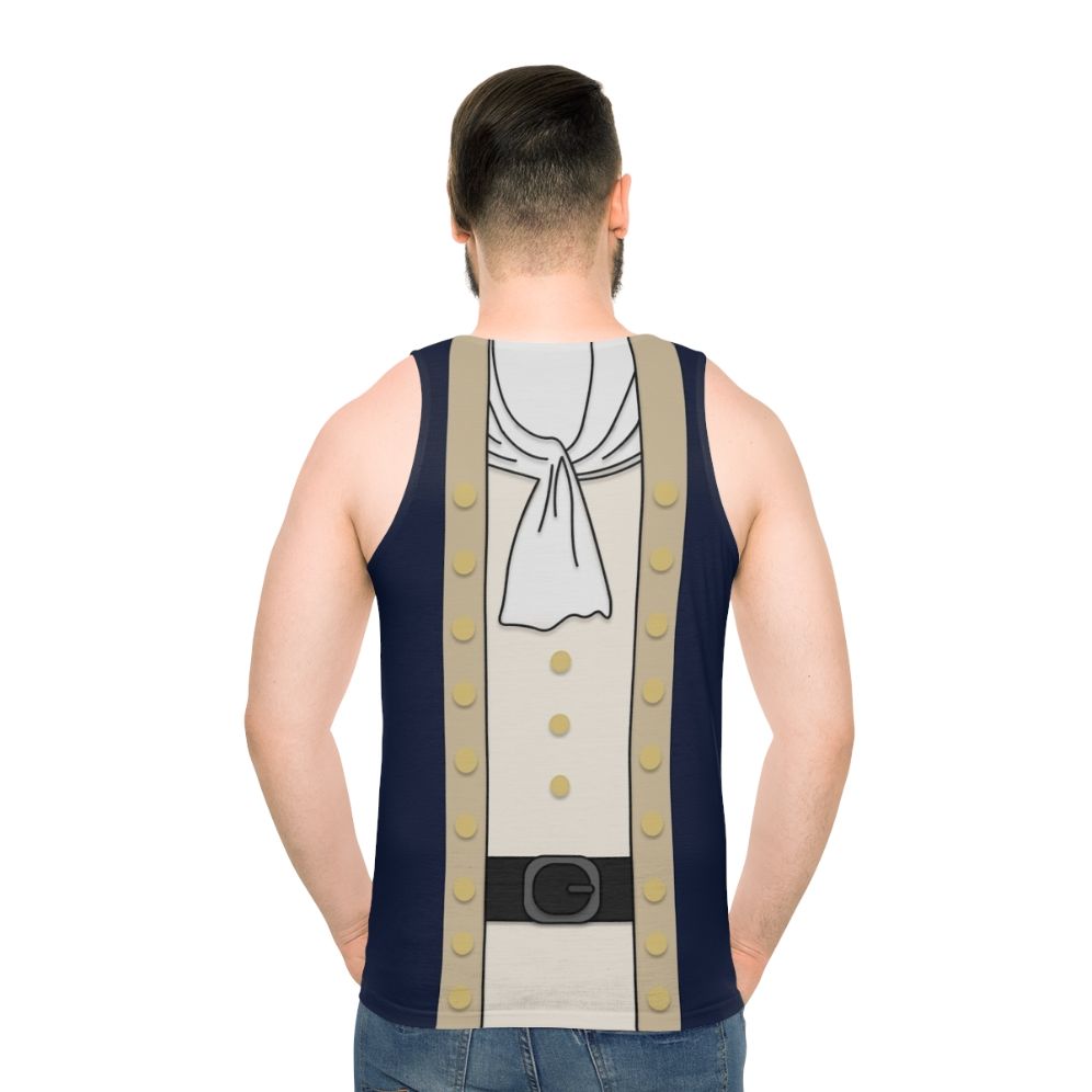 Hamilton Unisex Broadway Musical Tank Top - men back