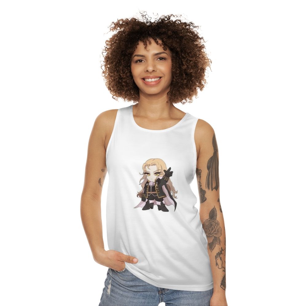 Castlevania Alucard Chibi Unisex Tank Top - women