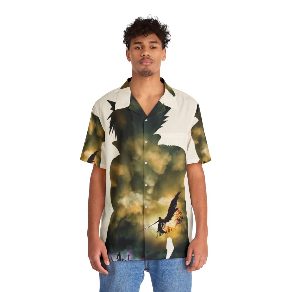 Final Fantasy VII Minimalist Hawaiian Shirt - People Front