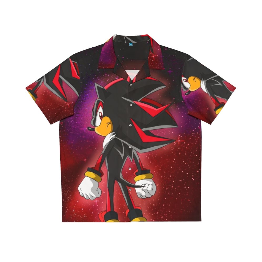 Neon Shadow the Hedgehog Hawaiian Shirt