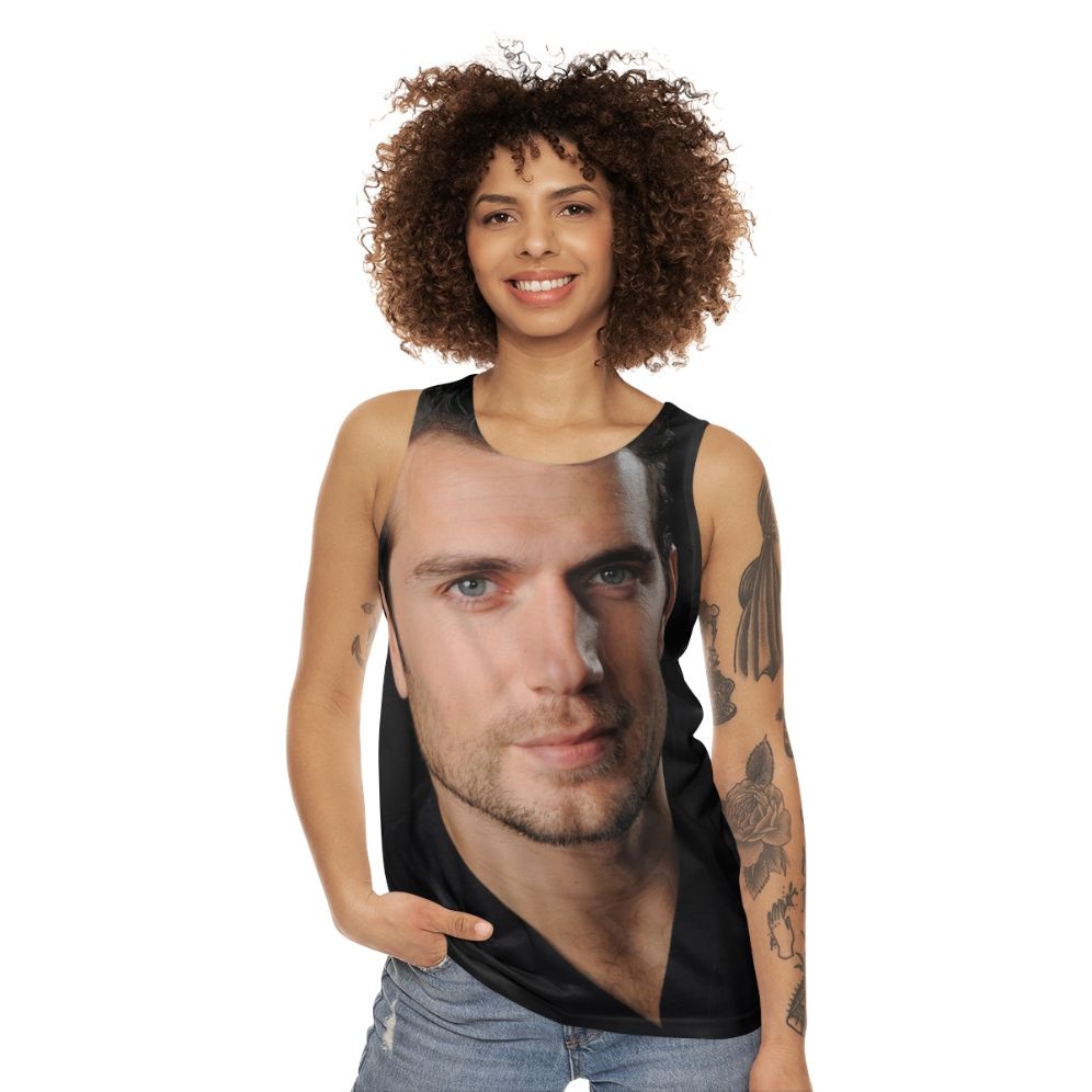 Henry Cavill Unisex Superhero Tank Top - women