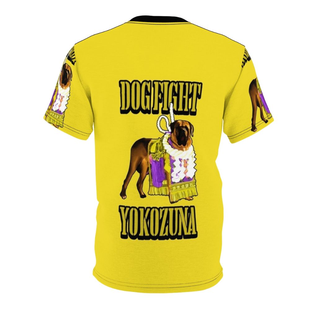 No More Heroes inspired t-shirt featuring a dogfight yokozuna graphic - Back