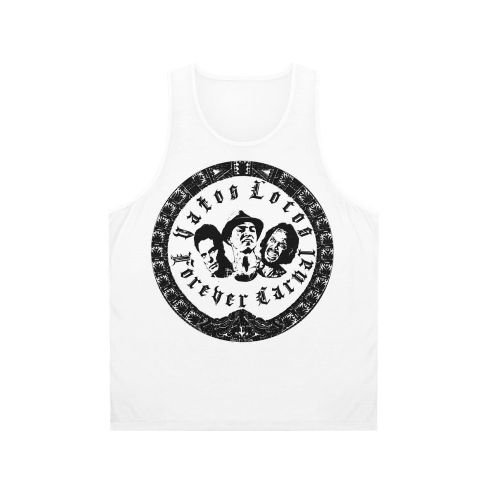 Chicano-inspired Vatos Locos unisex tank top