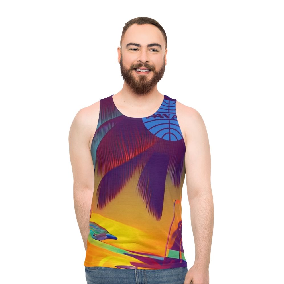 Retro Pan Am Unisex Tank Top - men