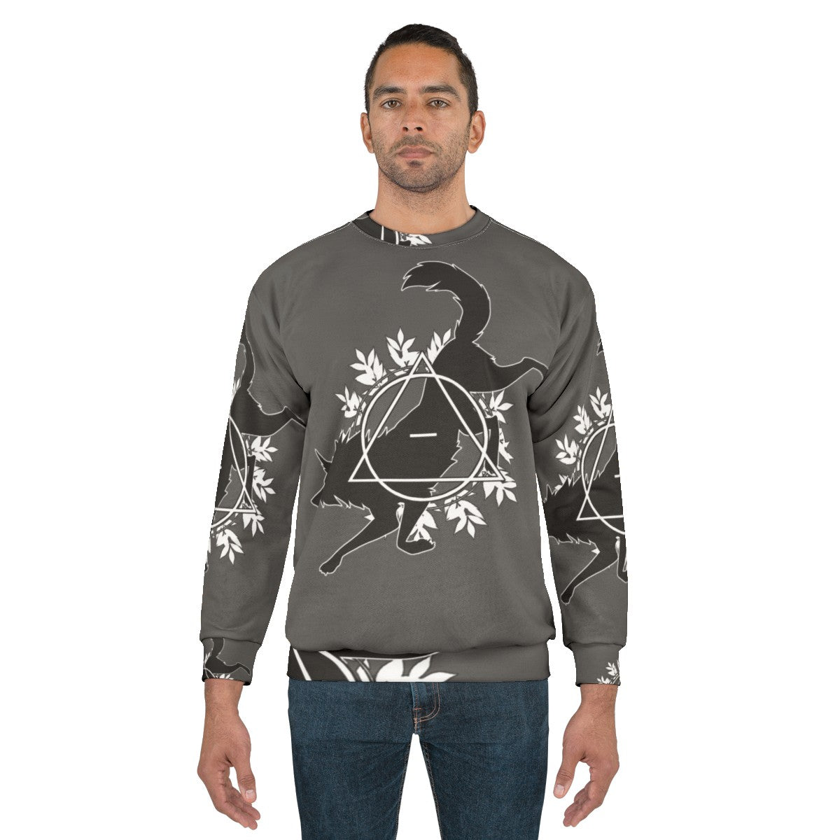 Theta Delta Canine Sweatshirt - Furry Animal Inspired Clothing - men