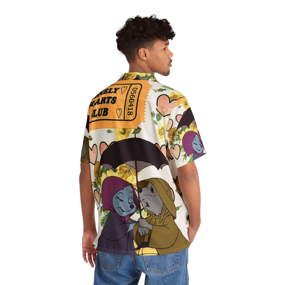 Lonely Hearts Club Hawaiian Shirt featuring The Rescuers characters - People Back