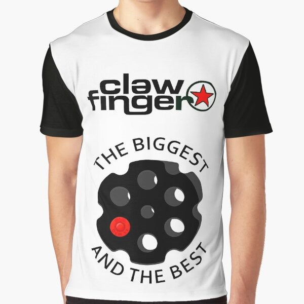 Clawfinger heavy metal band graphic t-shirt with political and anti-racist message