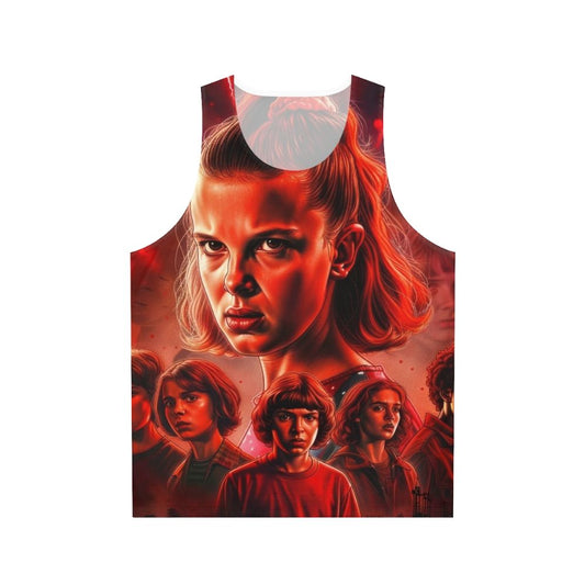 Eleven Unisex Tank Top with Stranger Things Inspired Design