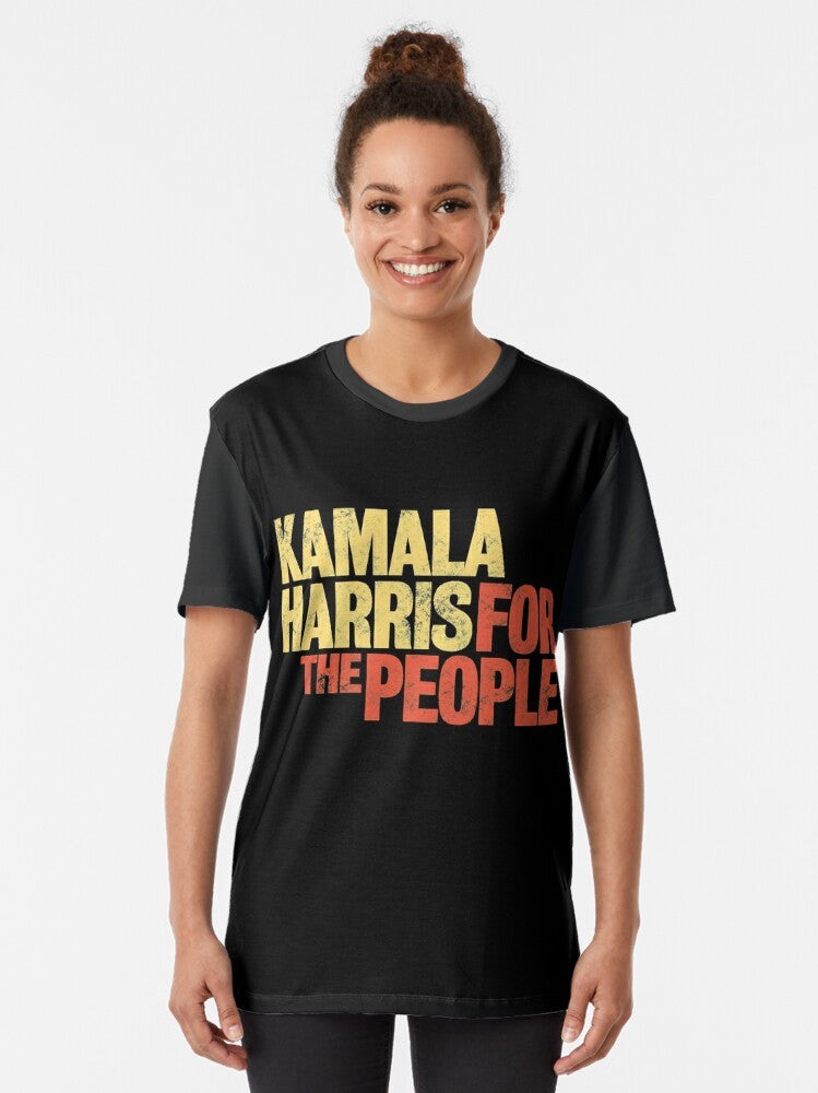 Kamala Harris 2020 President Campaign Graphic T-Shirt - Women