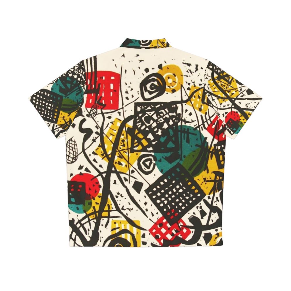 Wassily Kandinsky inspired abstract art Hawaiian shirt - Back