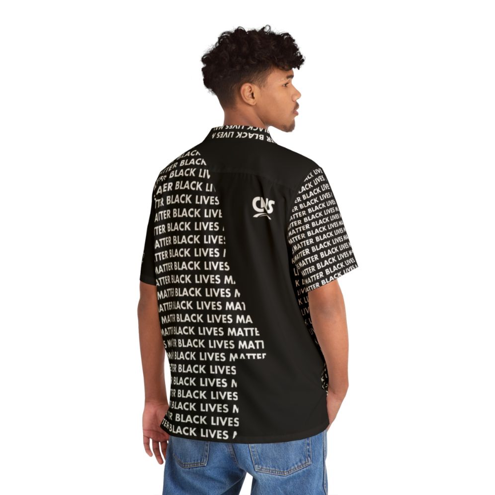 Vibrant BLM Hawaiian Shirt - People Back