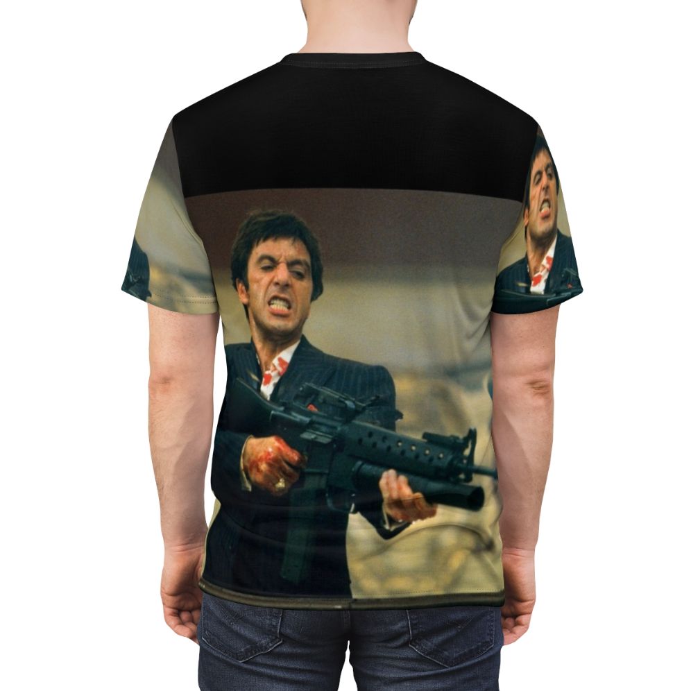 Iconic movie character crime drama classic film t-shirt - men back