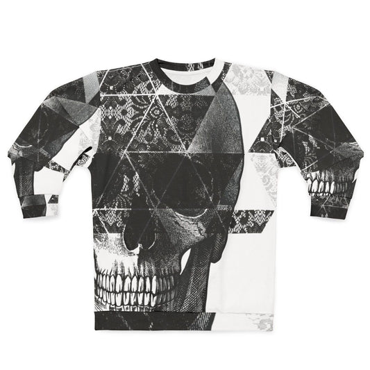 Geometric skulls dia de los muertos sweatshirt