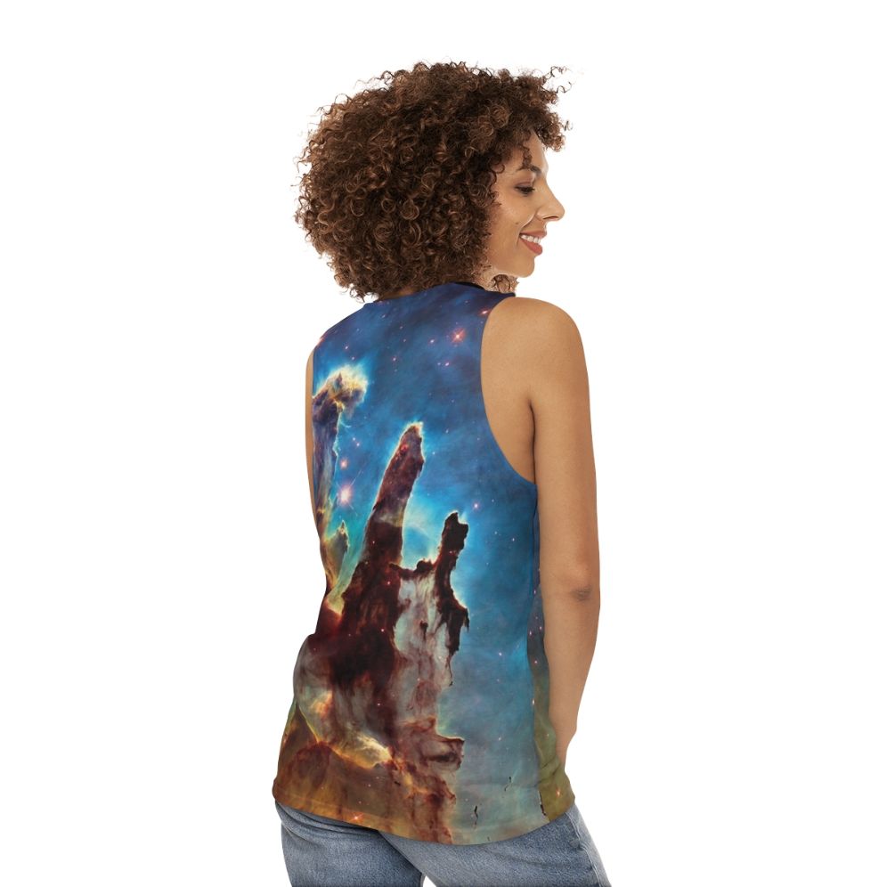 The Pillars of Creation Unisex Tank Top - women back