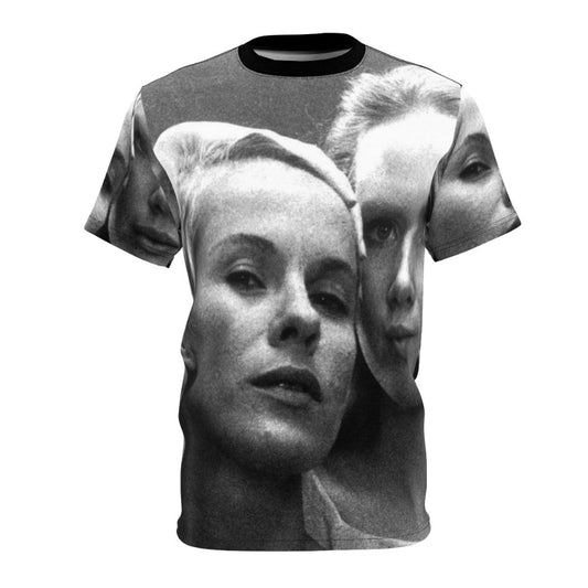 Persona Art House Cinema T-shirt featuring the iconic imagery and legacy of Swedish filmmaker Ingmar Bergman