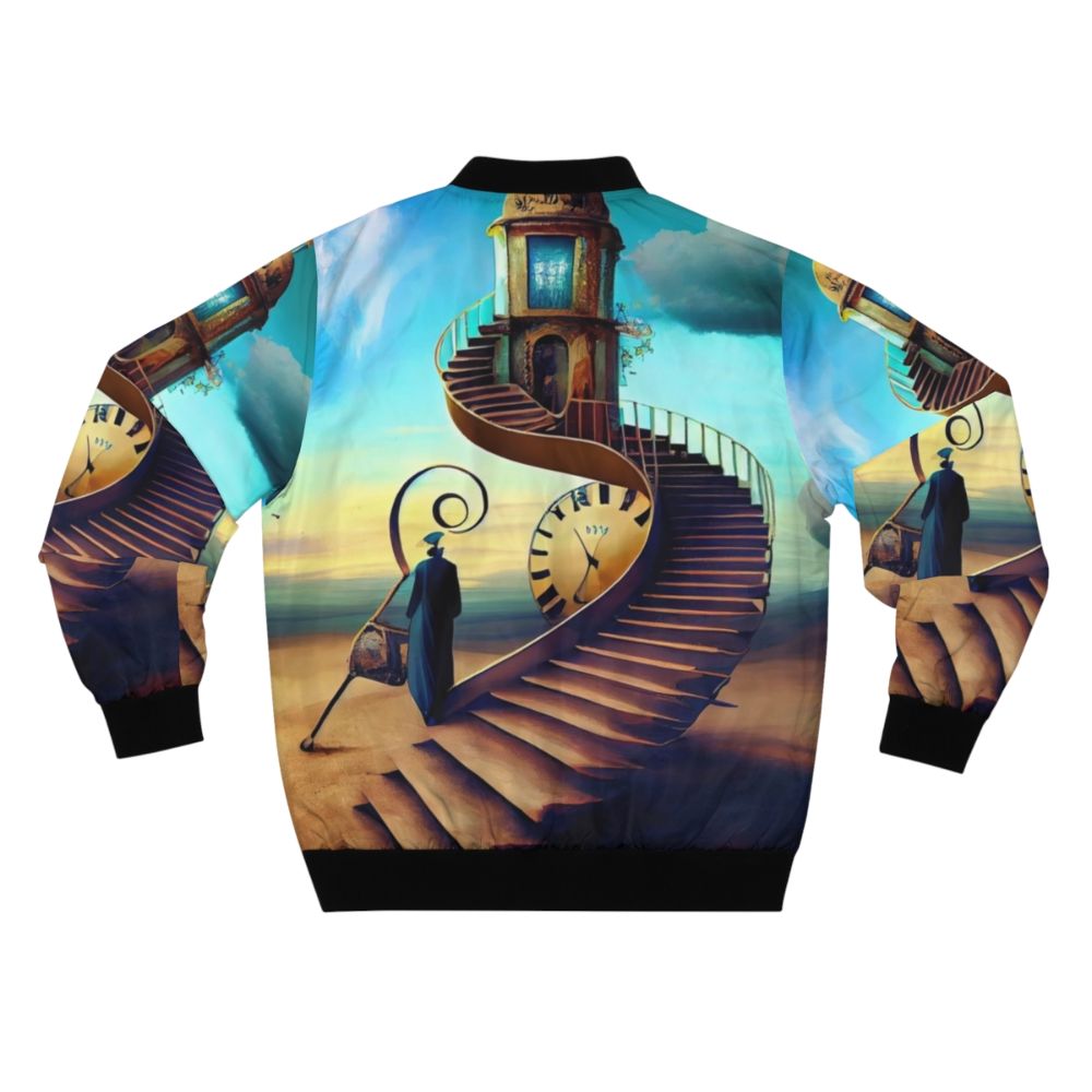 Dreams Series Salvador Dali Inspired Bomber Jacket - Back