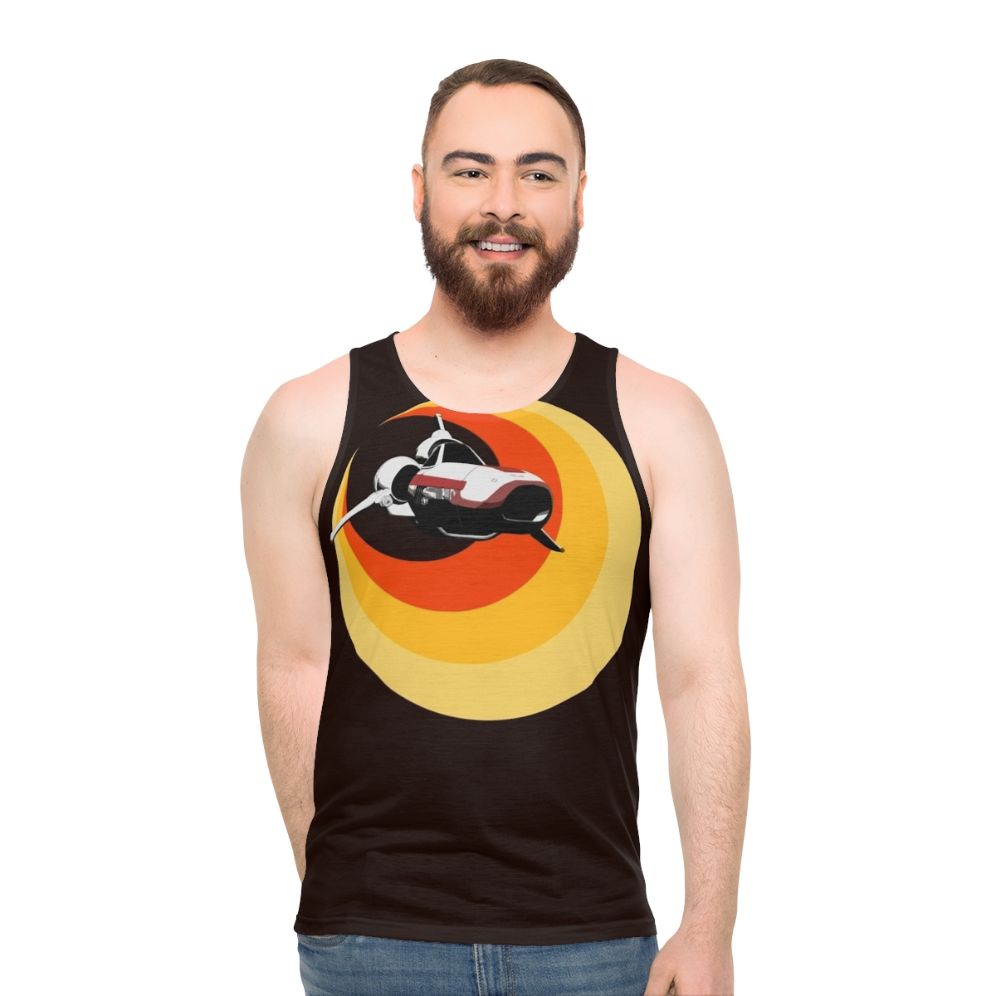 Turbo Boost Retro Sci-Fi Unisex Tank Top - men