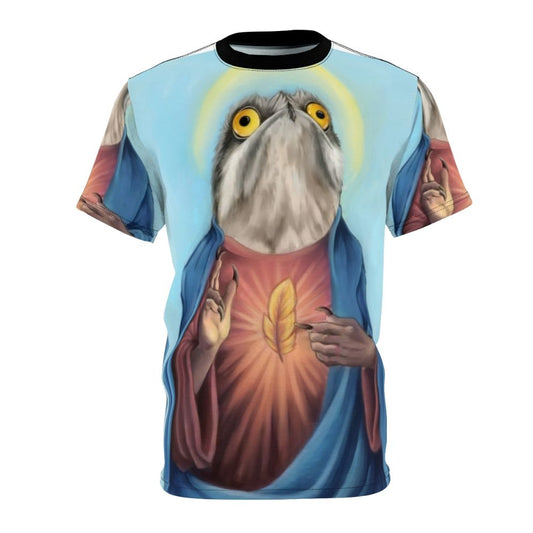 Potoo bird in a creative, nature-inspired design