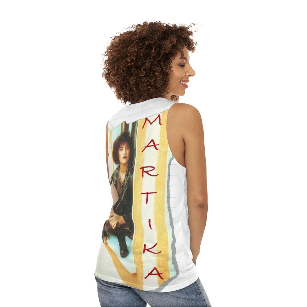 Martika 80s Pop Icon Unisex Tank Top - women back