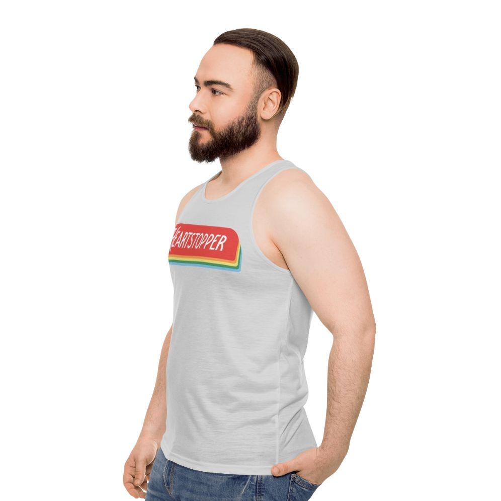 Heartstopper Pride Unisex Tank Top - men side