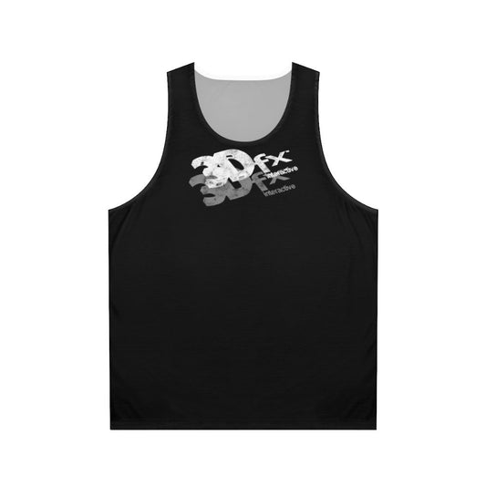 3Dfx Voodoo graphics chip unisex tank top