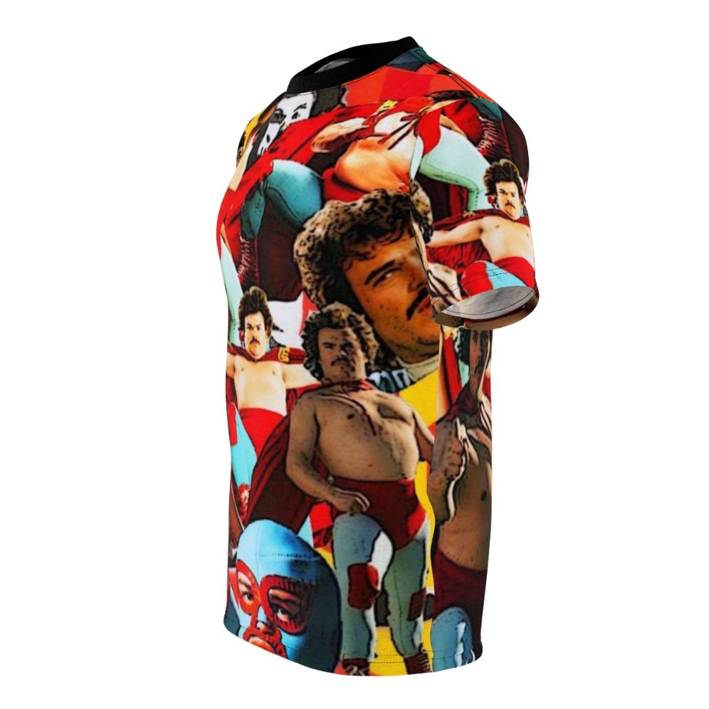 Nacho Libre Inspired Luchador Wrestling T-Shirt - men left