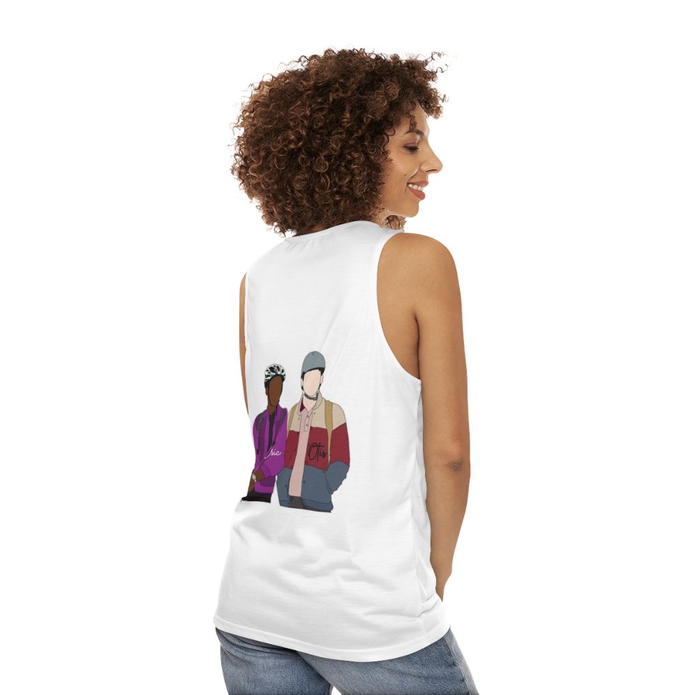 Sex Education Otis and Eric Unisex Tank Top - women back