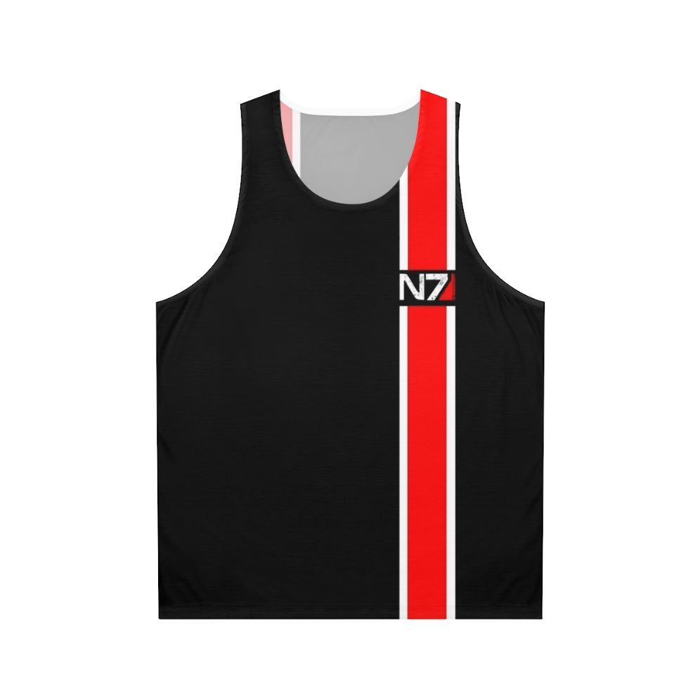 Mass Effect N7 Red Unisex Tank Top