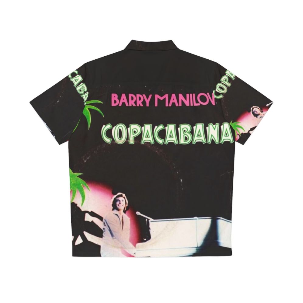 Barry Manilow Hawaiian Shirt with Copacobana Concert Tour Design - Back