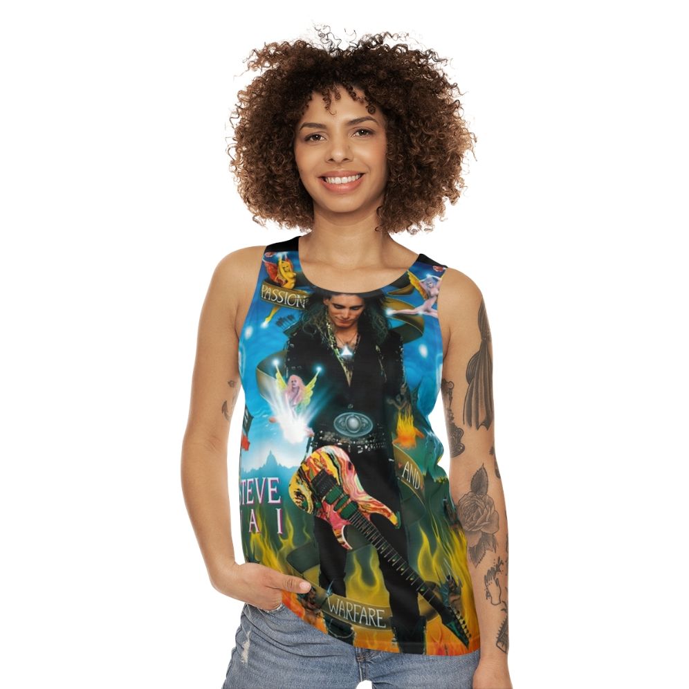 Guitarist Music Style Steve Vai Unisex Tank Top - women