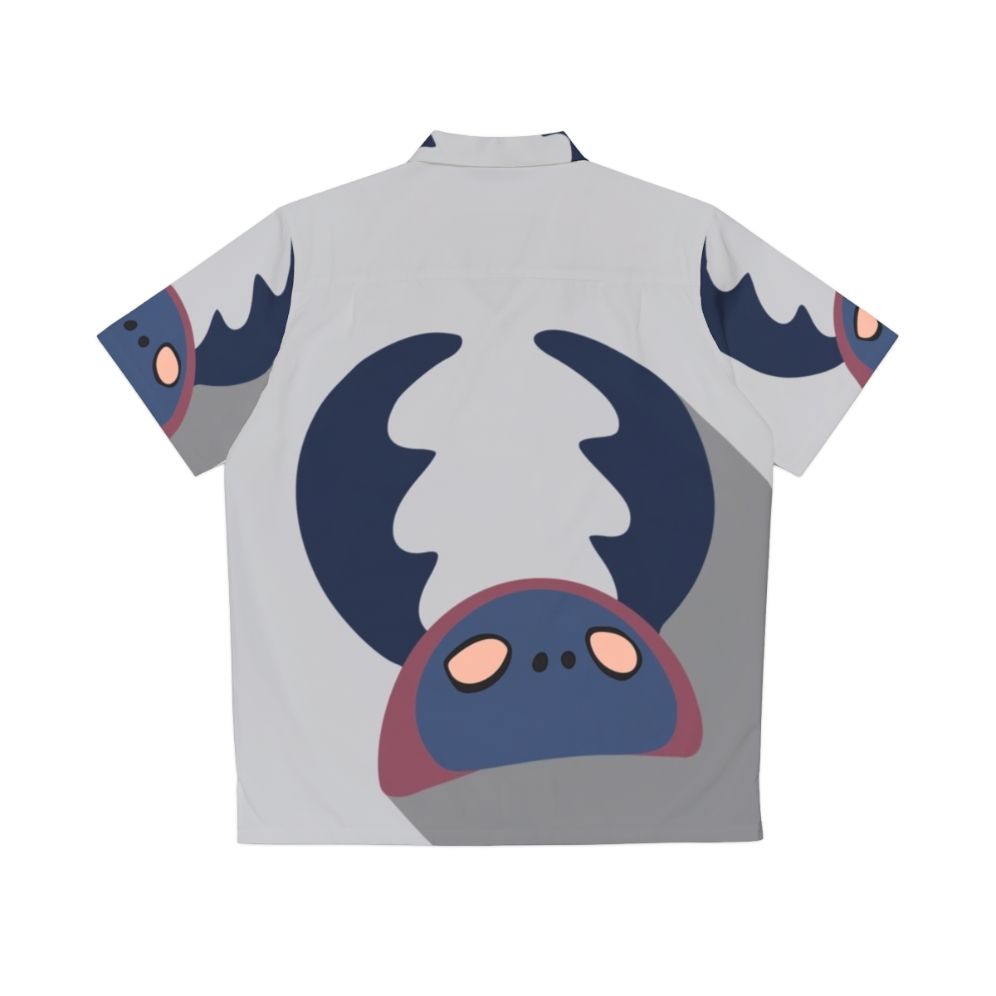 Hollow Knight Dung Defender Flat Icon Hawaiian Shirt - Back