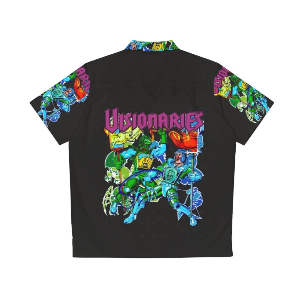 Visionaries 80s Hawaiian Shirt - Retro Psychedelic Vintage Inspired - Back