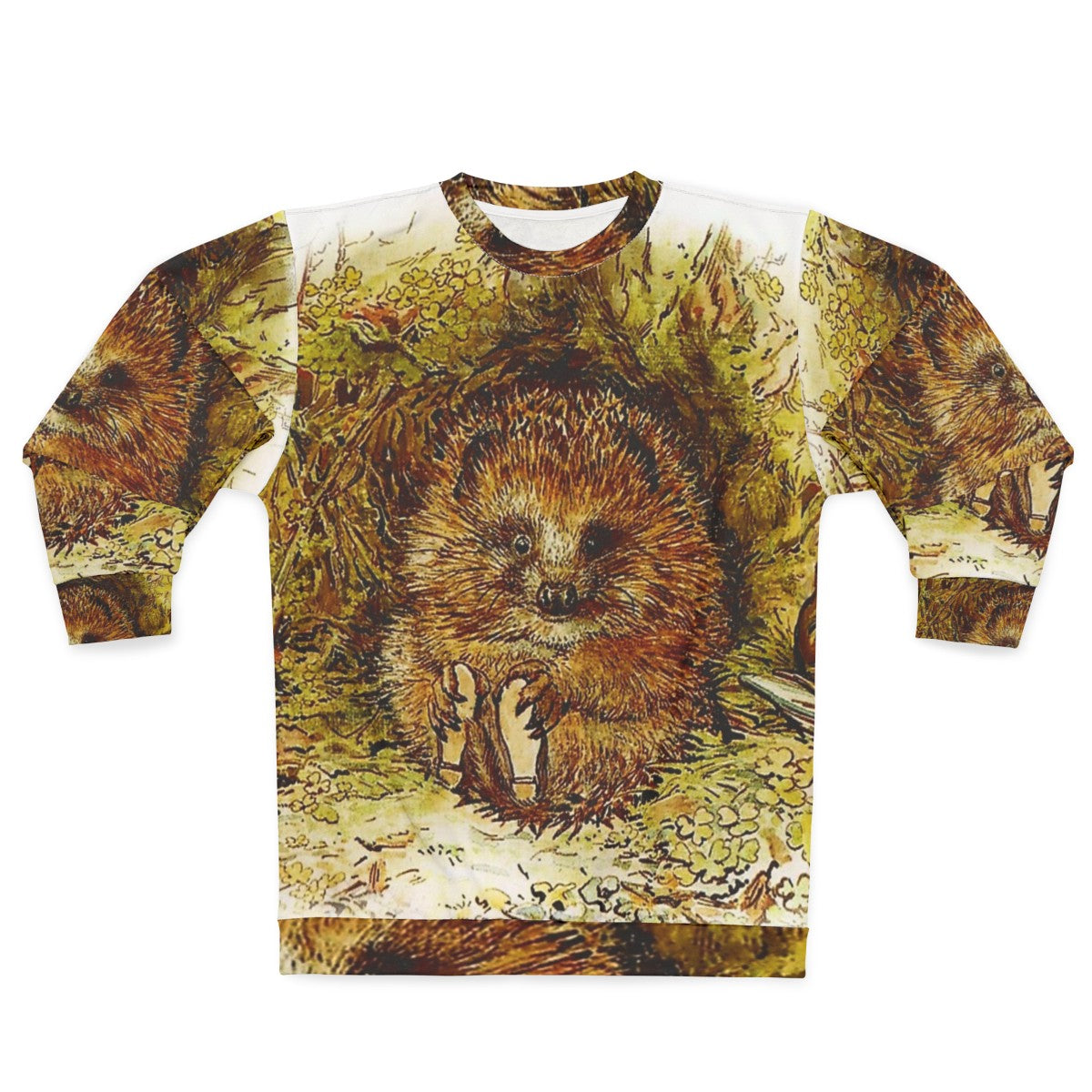 Beatrix Potter's Old Mr Pricklepin Hedgehog Design Sweatshirt