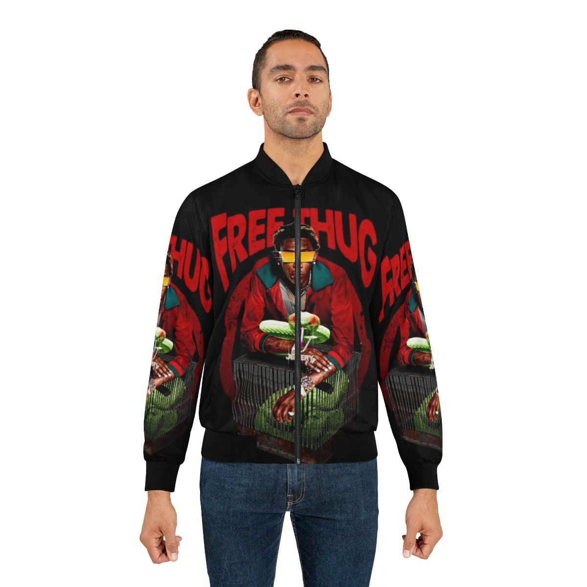 Rap tour bomber jacket with hip-hop inspired design - Lifestyle