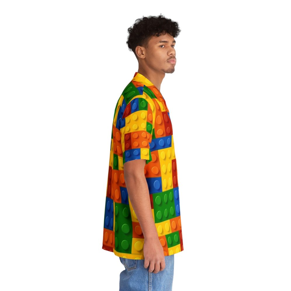 Lego-inspired building blocks Hawaiian shirt - People Pight