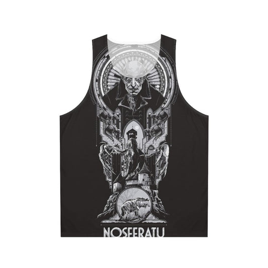 Nosferatu vampire silent film unisex tank top