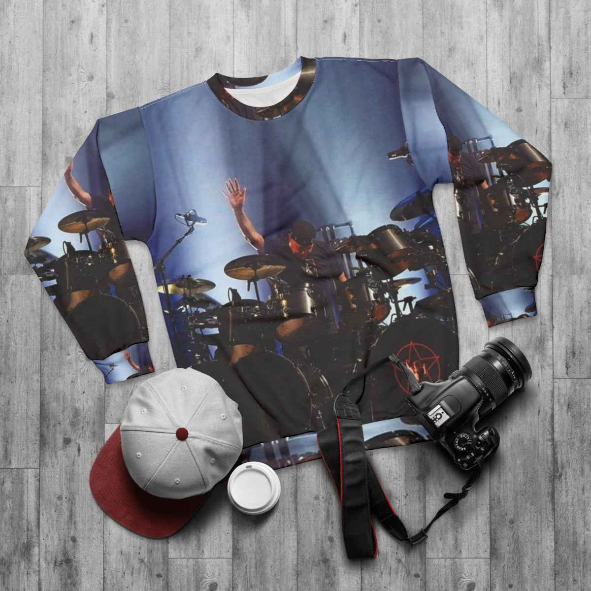 Neil Peart Tribute Sweatshirt - flat lay