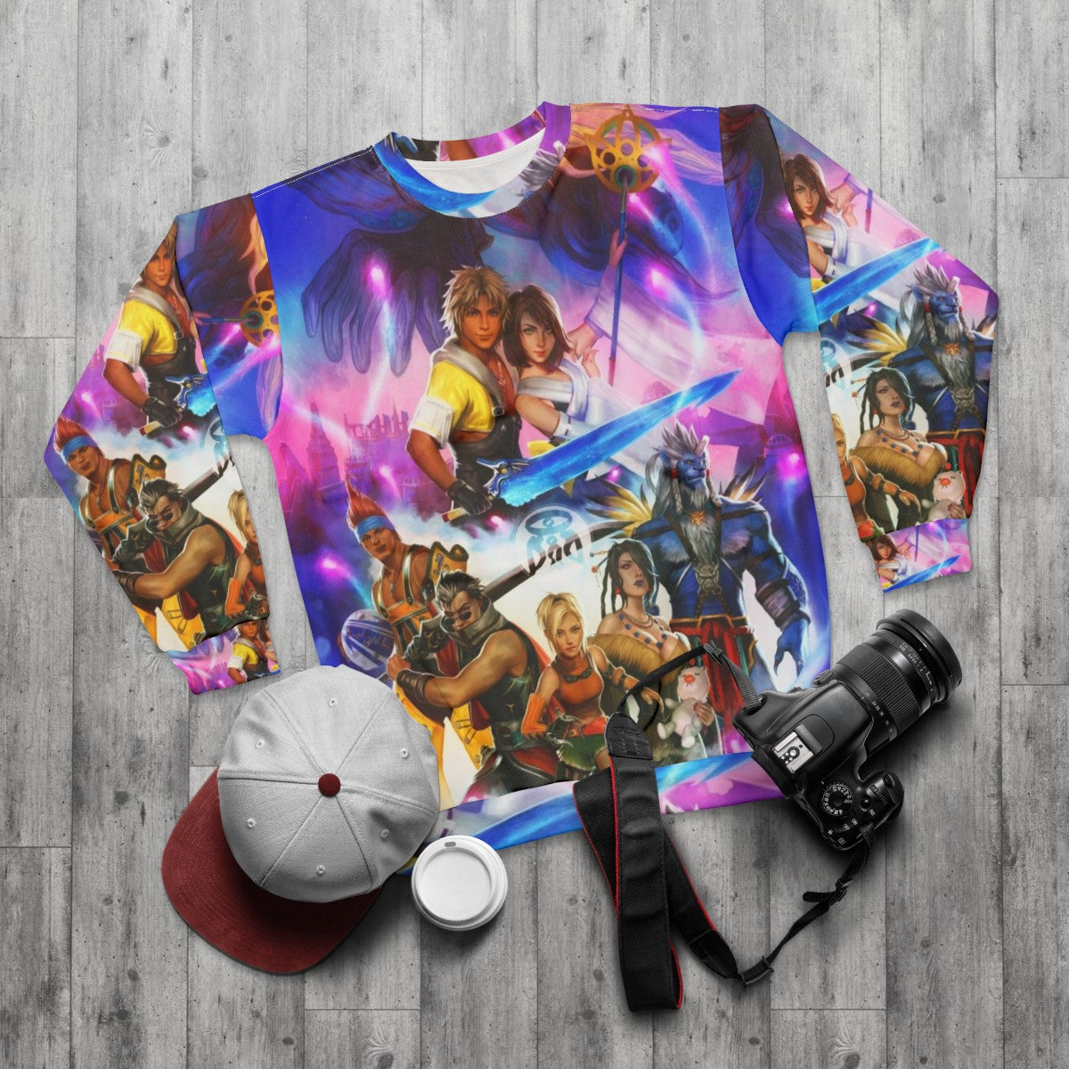 Final Fantasy X 'Final Summoning' Sweatshirt - flat lay