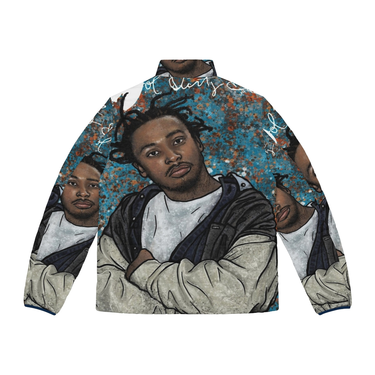 ODB Graffiti Puffer Jacket - Iconic Hip Hop Streetwear - Back