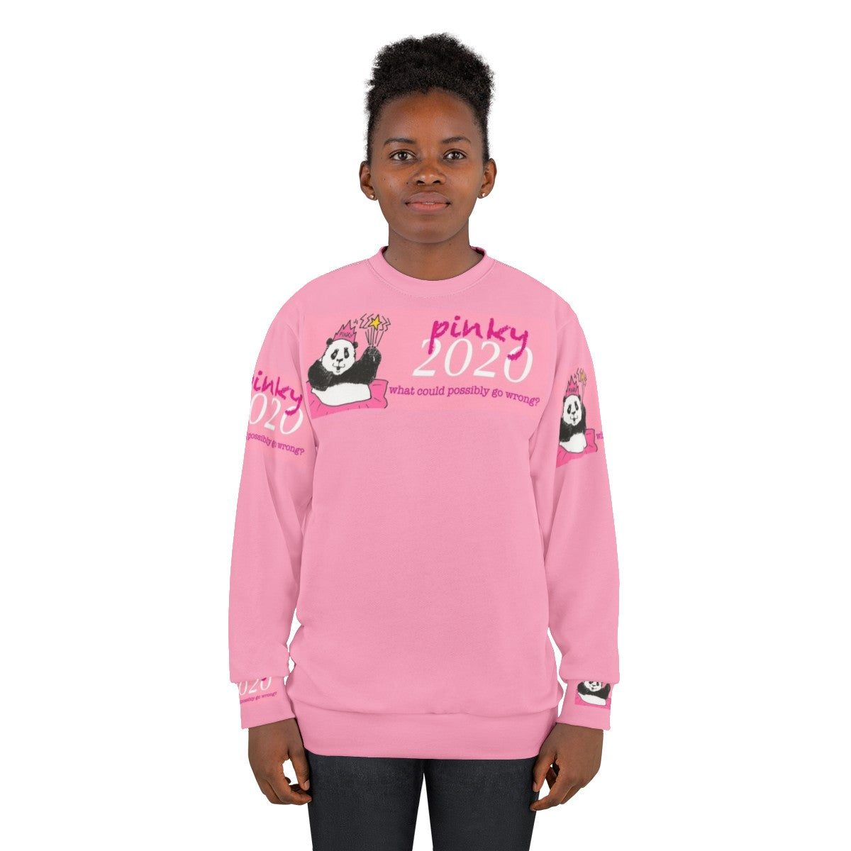 Pinky 2020 Panda Political Sweatshirt - women