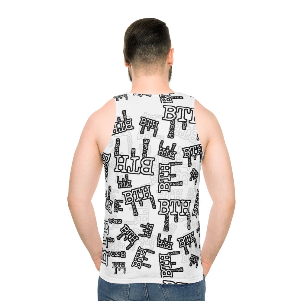 Backaethehouse Unisex Kitchen Chef Tank Top - men back