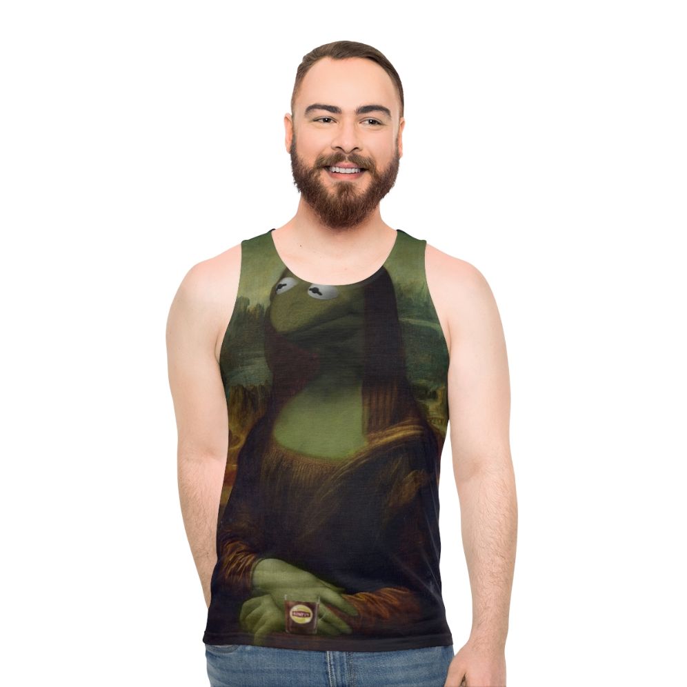 Mona Kermit Pop Culture Unisex Tank Top - men