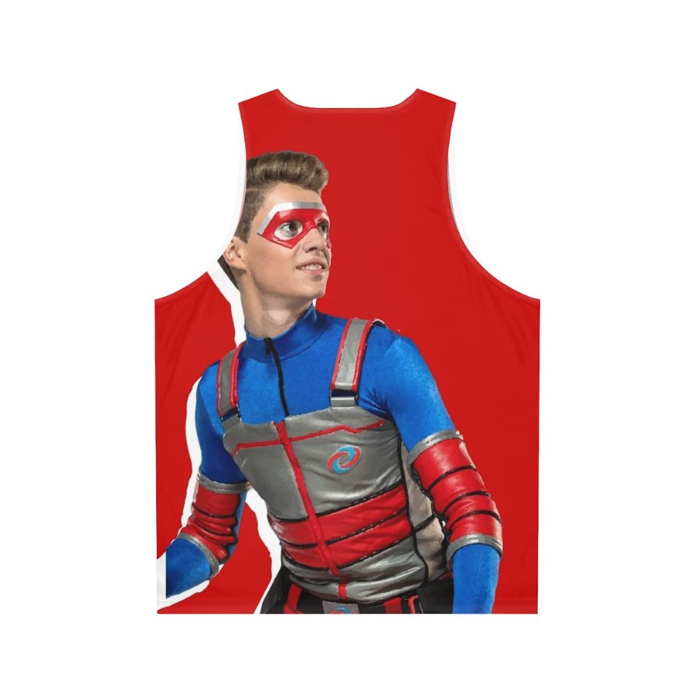 Kid Danger Action Hero Unisex Tank Top - Back