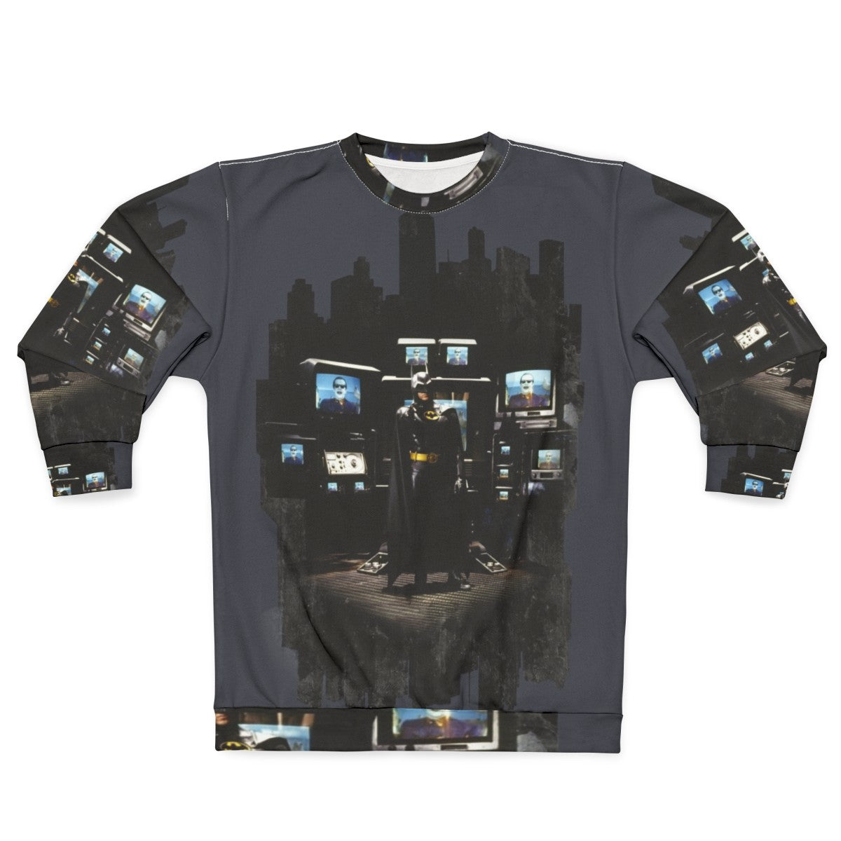 Heroic Bat City Sweatshirt with Superhero Graphic