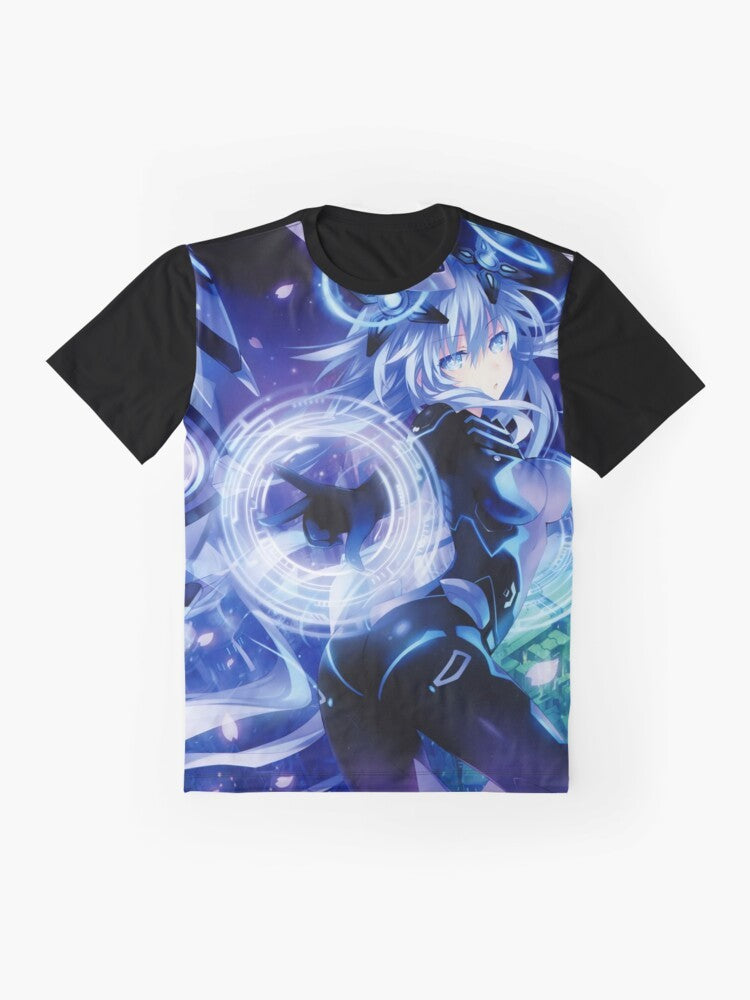 Next Purple Graphic T-Shirt featuring the character from the Neptunia video game series - Flat lay