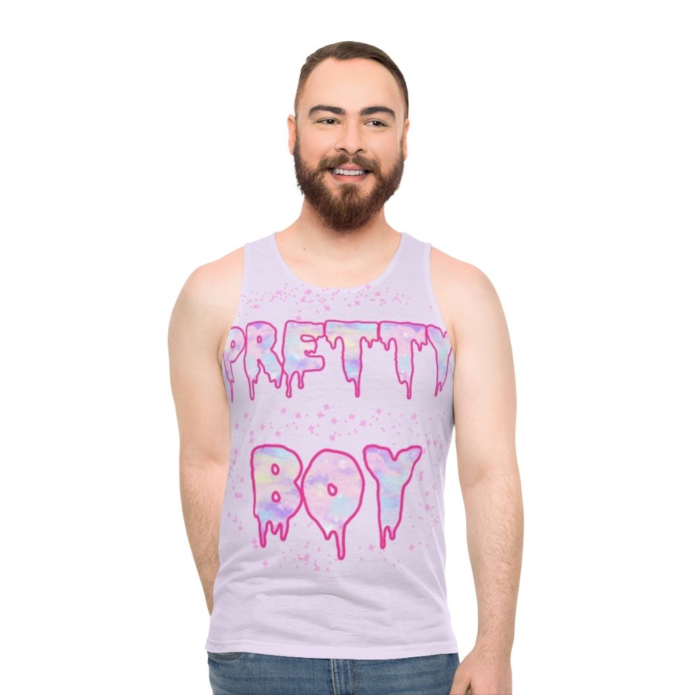 Unisex 'Pretty Boy' gender neutral tank top for the LGBTQ+ community - men