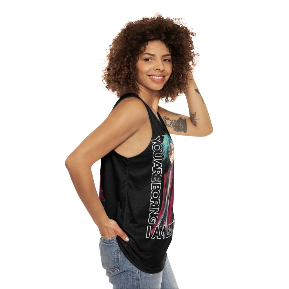 Trails of Cold Steel Unisex Tank Top - women side