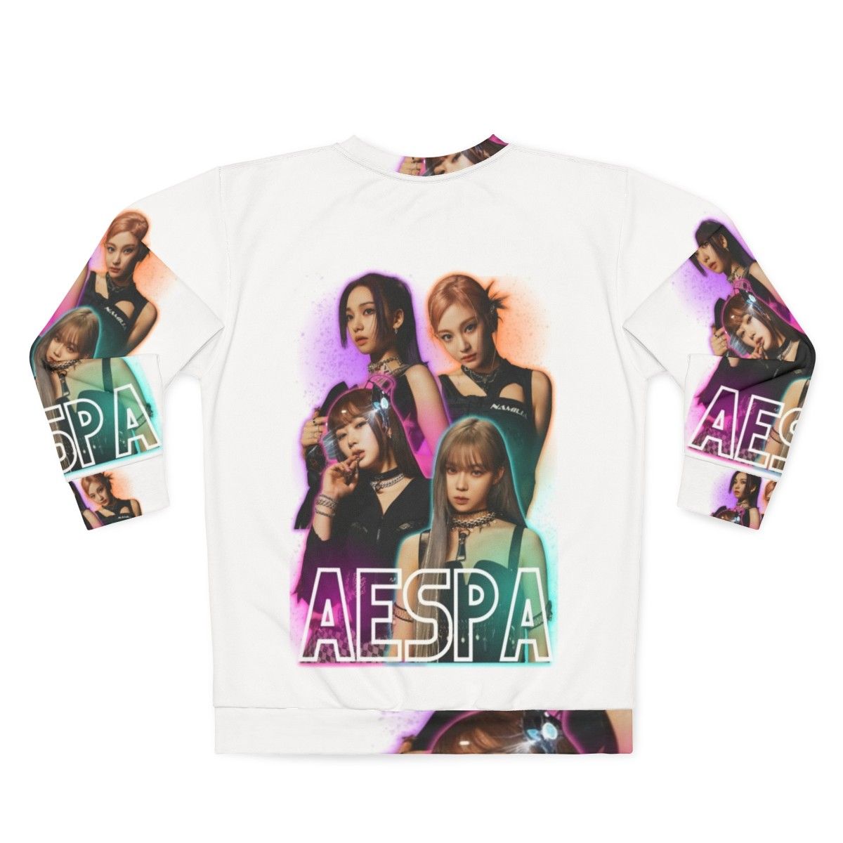 Aespa Members Winter Concept Sweatshirt - Back