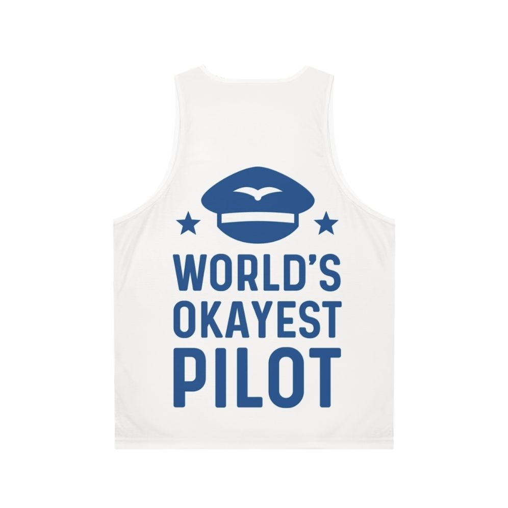 World's Okayest Unisex Engineer Tank Top - Back